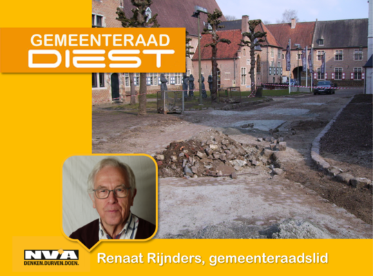Diest gemeenteraad Begijnhof N-VA Toegankelijkheid begijnhof Diest
