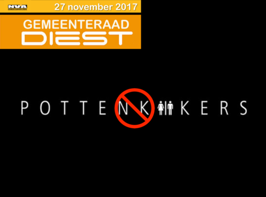 Pottenkijkers ongewenst! Pottenkijkers ongewenst!